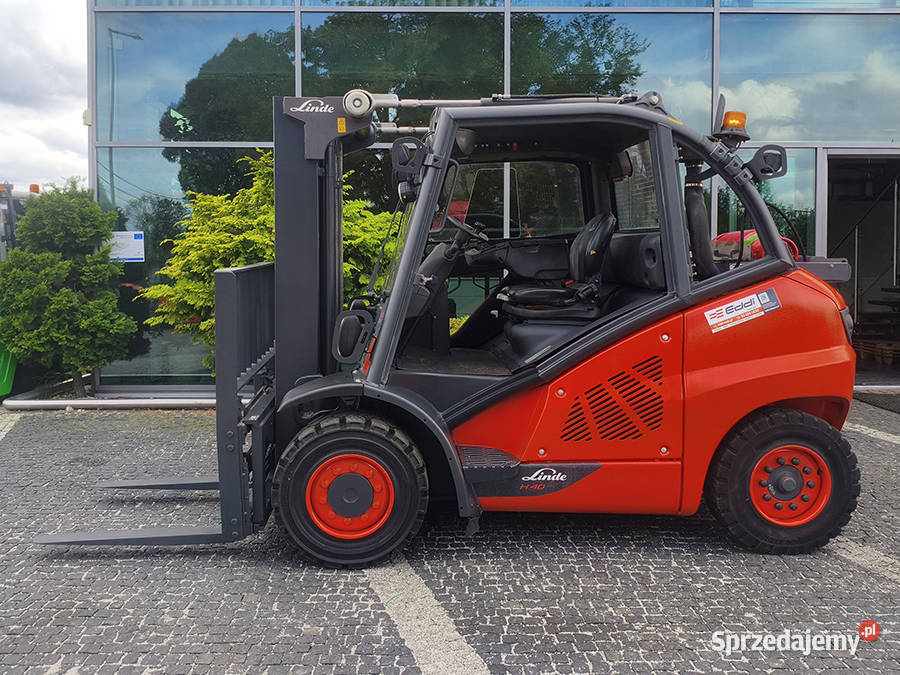 Wózek widłowy Linde H40T 4 t triplex 407 m LPG Kęty