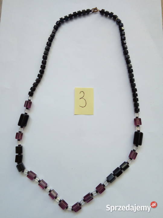 Naszyjnik Korale Łańcuszek z Kamieni i Szkła z Lublin