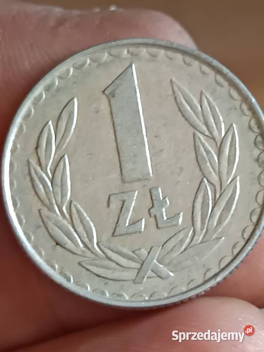 Sprzedam monete 1 zloty 1985 mala skretka Numizmatyka