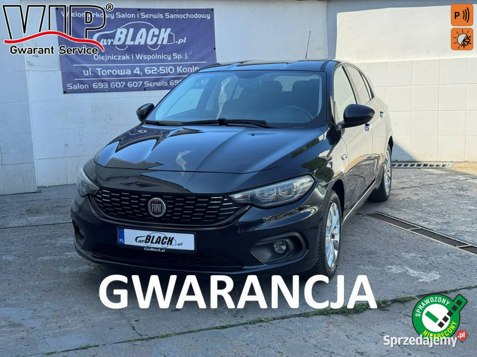 Fiat Tipo Pisemna Gwarancja 12 miesięcy II 2016 światła do jazdy dziennej Konin