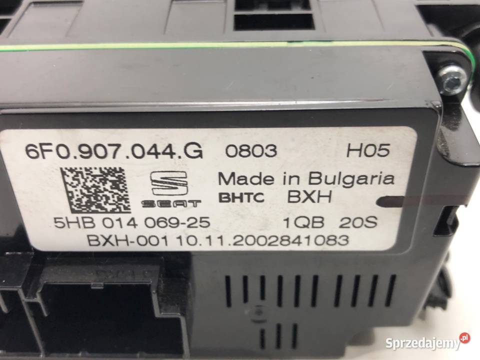 PANEL STEROWANIA NAWIEWU SEAT ARONA 6F0907044G