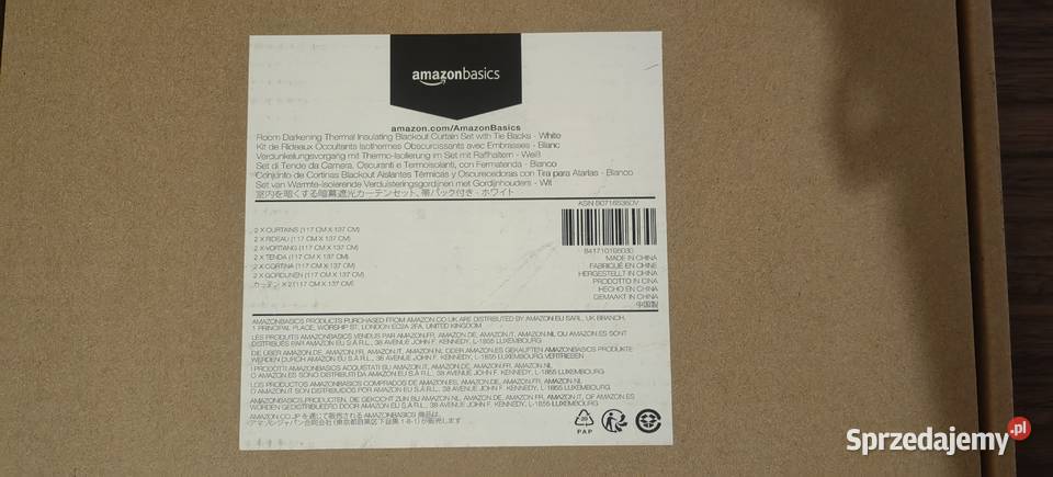 NOWE Zasłony Zaciemniające Termiczne Amazon mazowieckie Warszawa