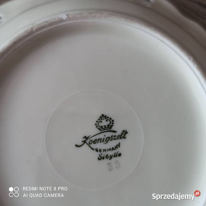 Porcelana półmisek Koenigszelt Germany Strzegom