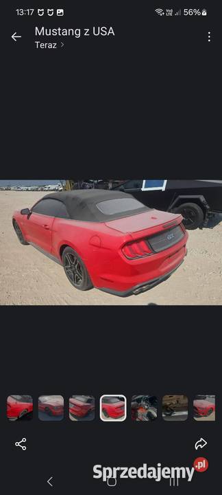 Ford Mustang GT 50 cabrio automat skóry dolnośląskie Wrocław sprzedam