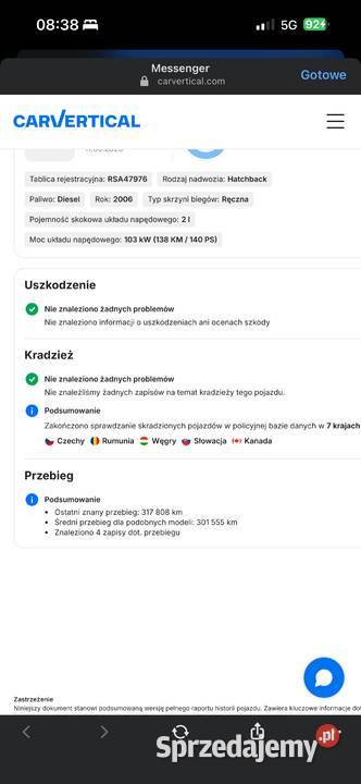 Audi A3 8P 20 TDI quattro ABS Czystogarb