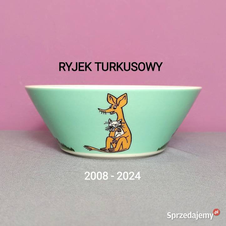 Muminki MISECZKA Moomin Arabia Finland RYJEK Jasień sprzedam
