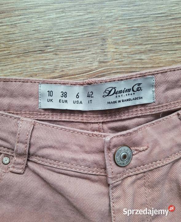 Śliczne różowe krótkie spodenki szorty 38 Denim małopolskie