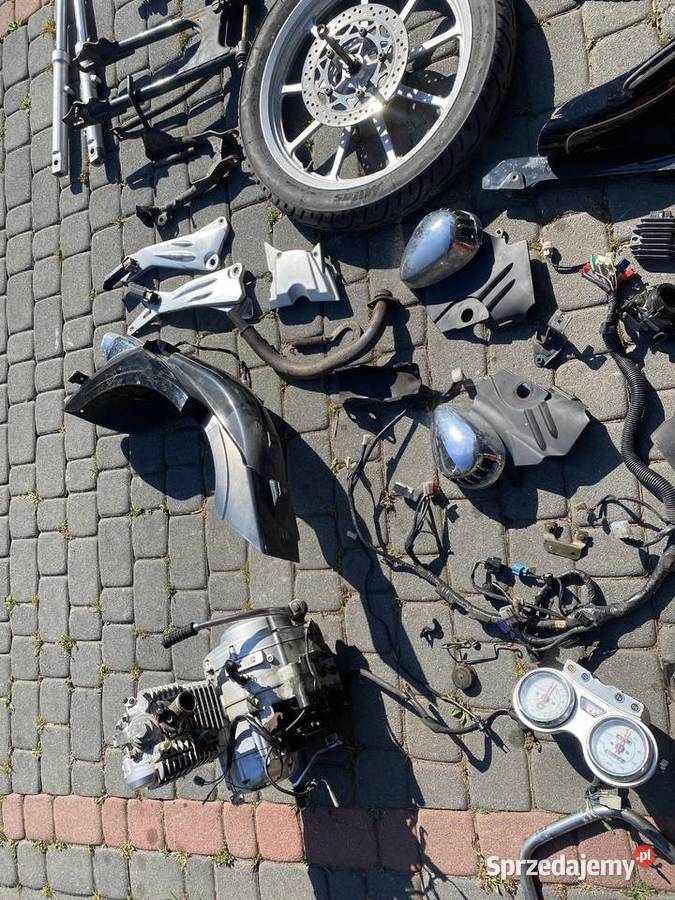Yamaha ybr 125 custom części dokumenty calosc Yamaha