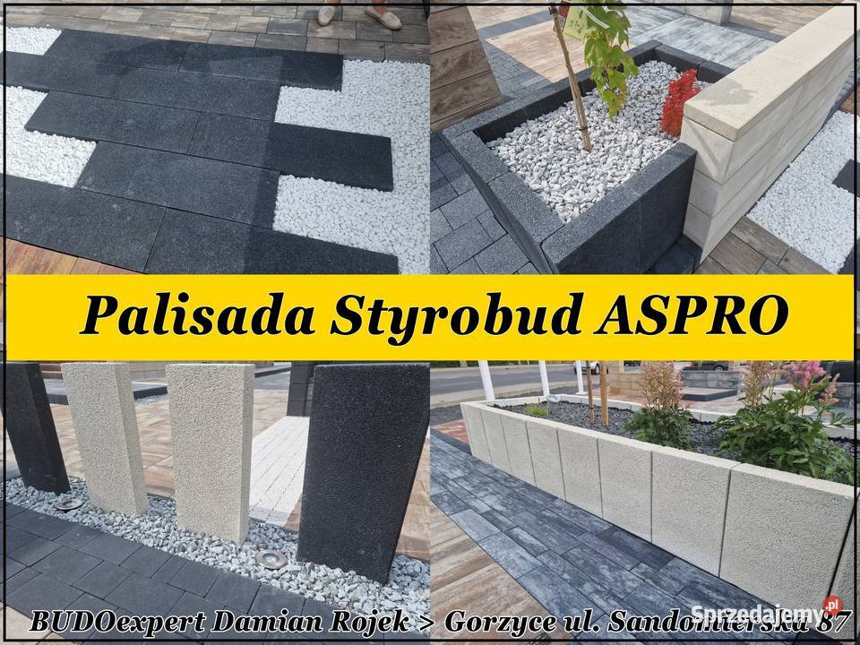 Palisada gładka betonowa Forbet Lineage 50x25x8 Gorzyce