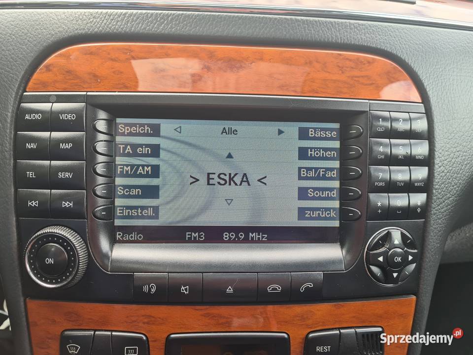 Mercedes S500 V8 4matic LONG LPG Salon Polska aluminiowe felgi Olsztyn