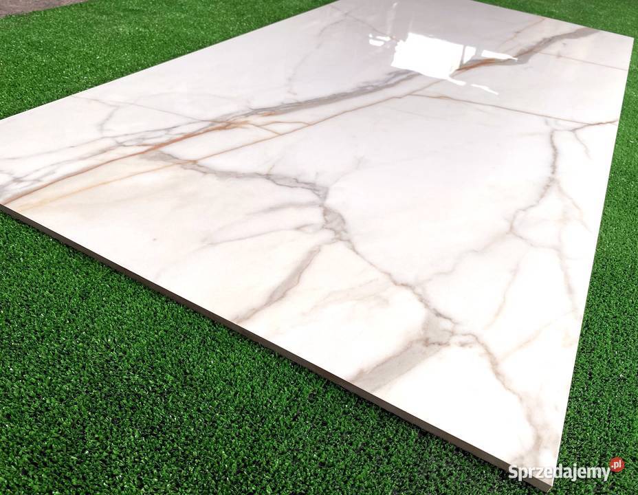 BIAŁY MARMUR POLEROWANY ŻYŁKA 120x60 WYSOKI łódzkie Łask