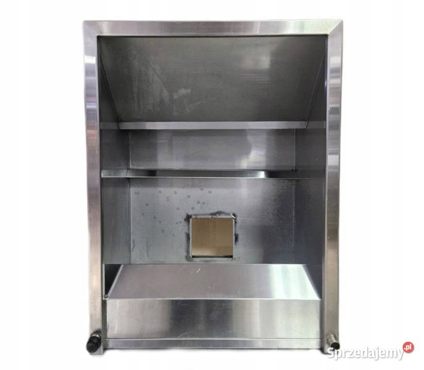 Okap nierdzewny przyścienny 60x80