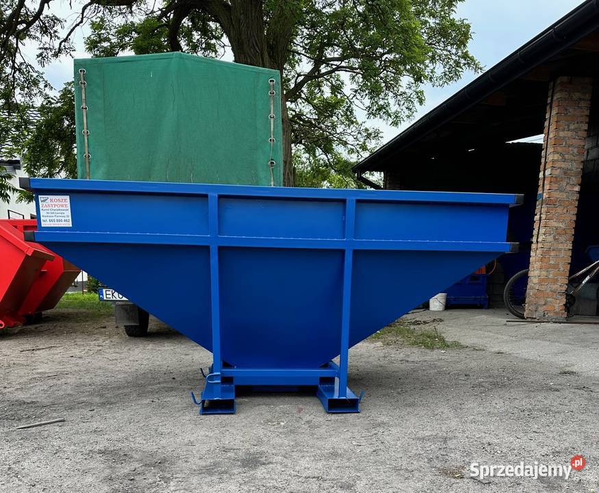 Kosz przyjęciowy zasobnik 3m3 GWARANCJA Niedrzew Pierwszy