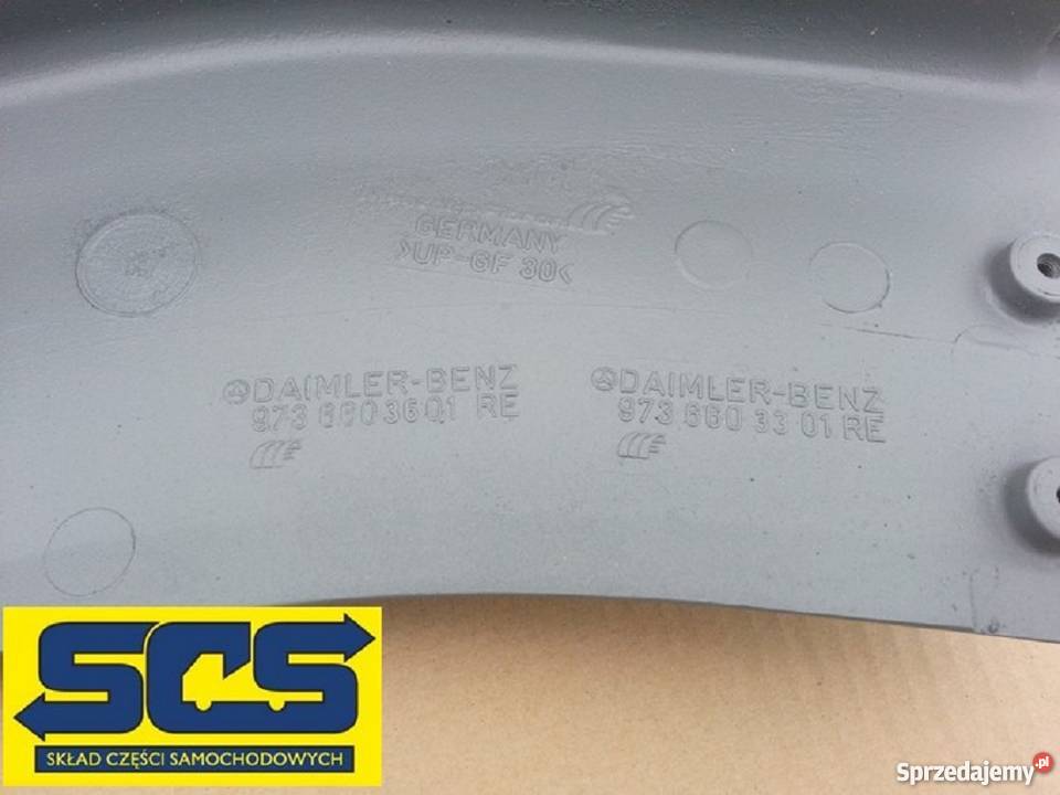 MERCEDES ATEGO STOPIEŃ KIERUNKOWSKAZ BEZ Bieleń