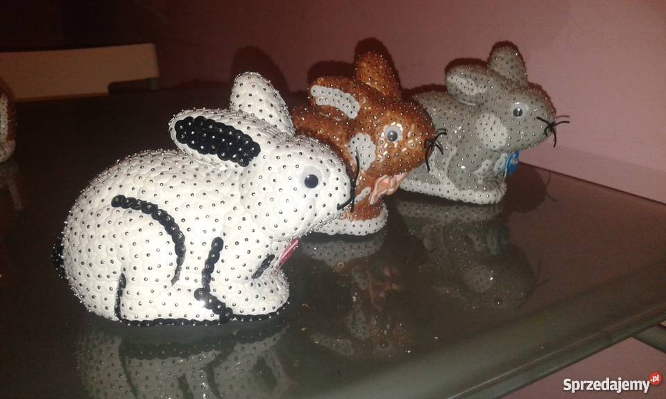 ozdoby z cekinów ZAJĄC Katowice