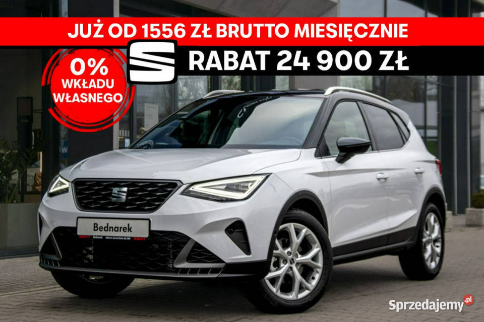Seat Arona FR 10 TSI 115 DSG światła LED