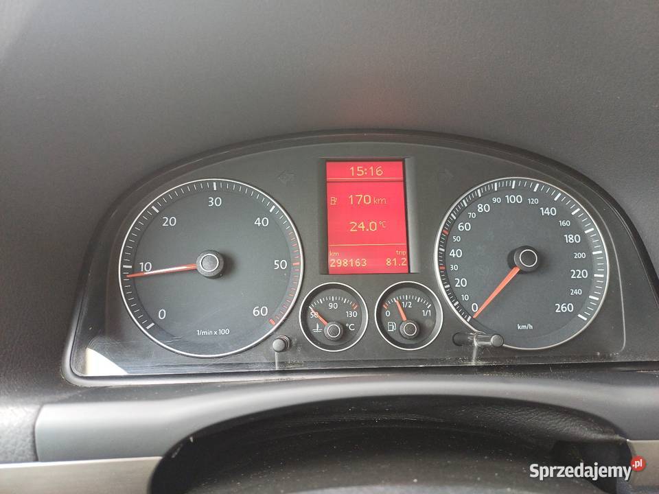 VW Touran LIFT 19 TDI 105 2009r klima Webasto