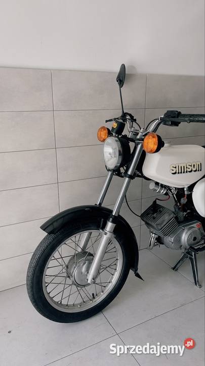 Simson S51 zarejestrowany 4 biegi super stan biały Strumień