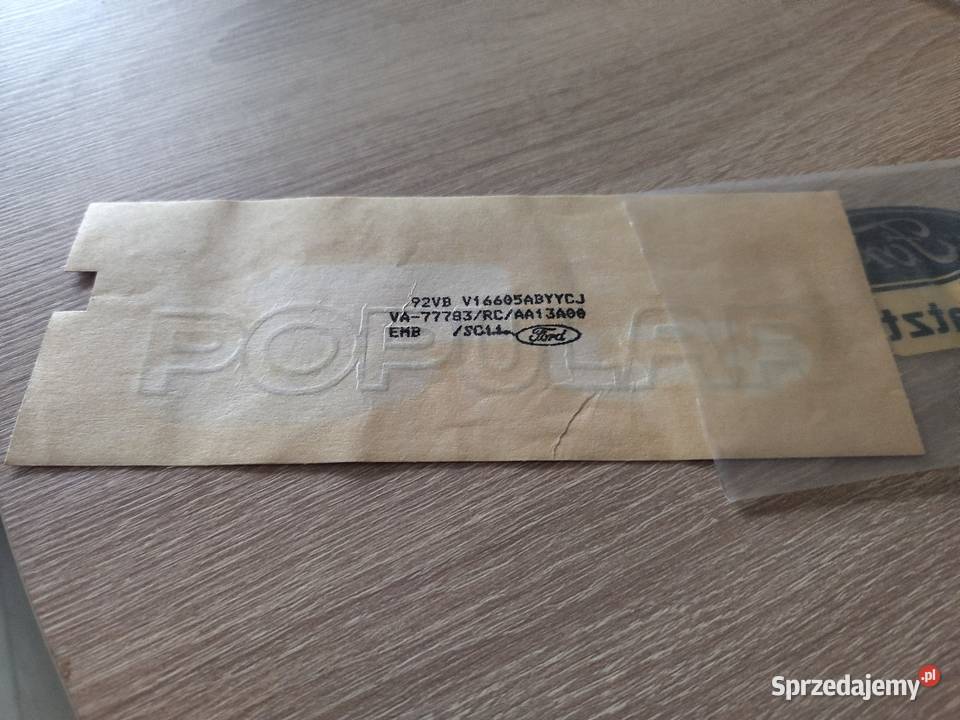 Emblemat Ford Fiesta xr2i Emblematy sprzedam