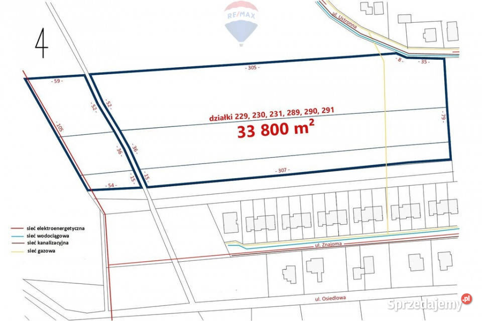 Grunty inwestycyjne 338 ha Kozery Grodzisk Maz