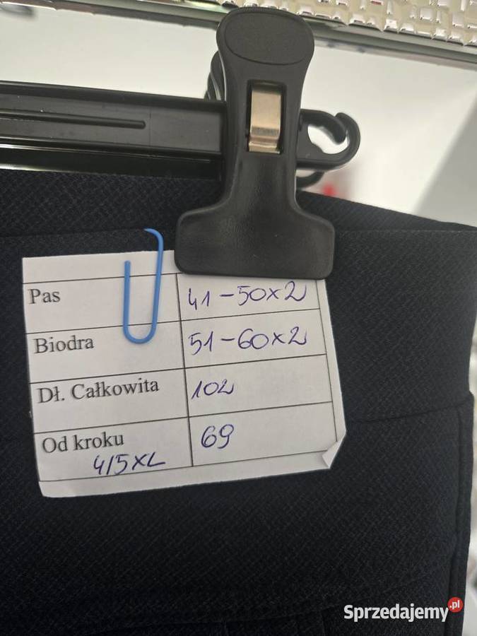 Spodnie klasyczne 45xl Ubocze