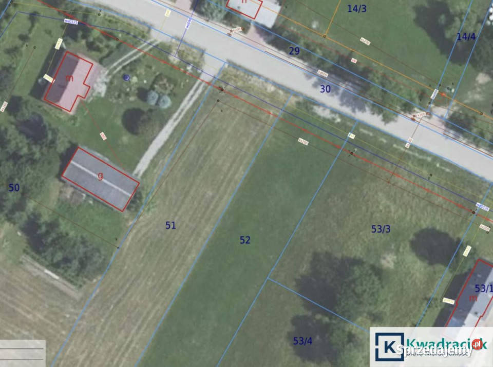 sprzedaży działki Besko Wiejska 2884m2 30zł/m2 podkarpackie