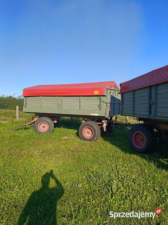 Przyczepy transportowe Przyczepy rolnicze Dygowo sprzedam
