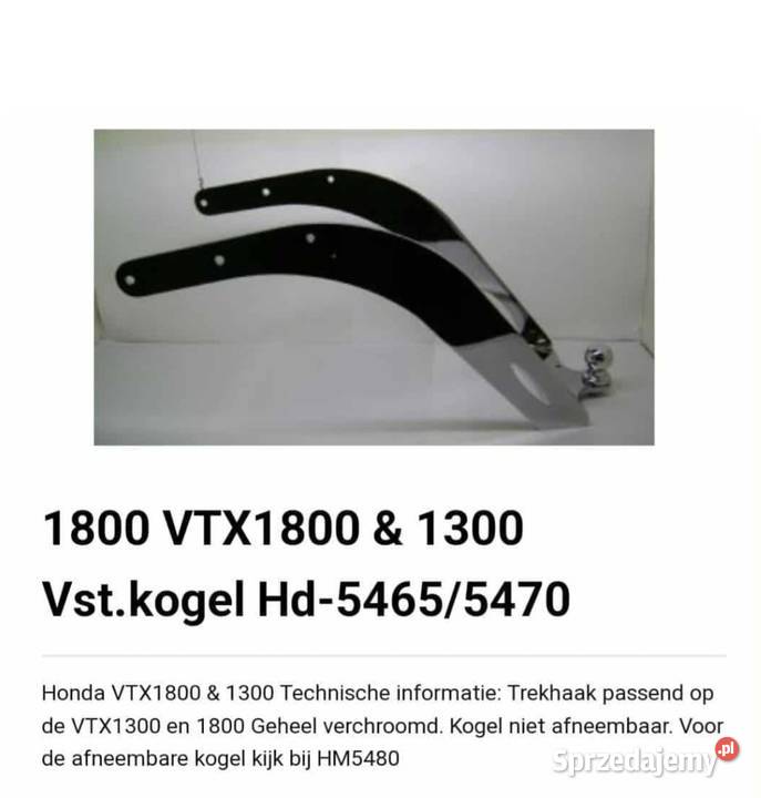 Hak do motocykla honda vtx Jarosław