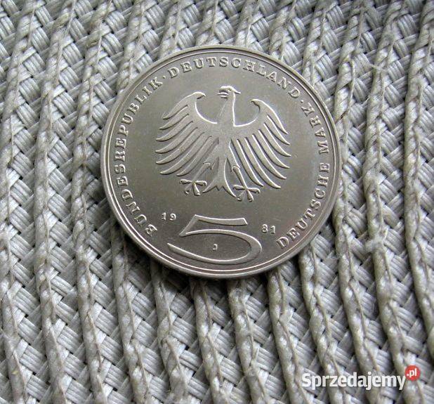 Niemcy 5 Marek 1981r Gotthold Ephraim Lessing