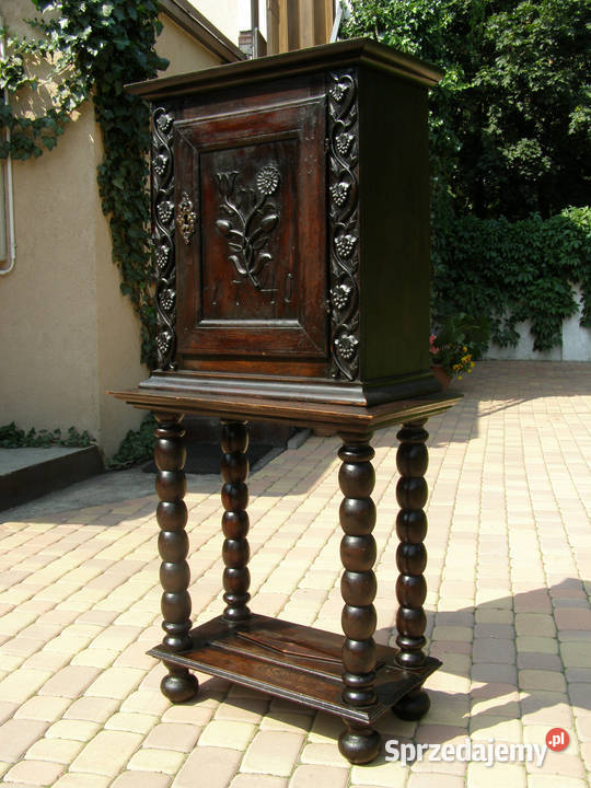 RZADKOŚĆ BAROK ORGINAŁ MUZEALNY Kabinet 1740 Łódź