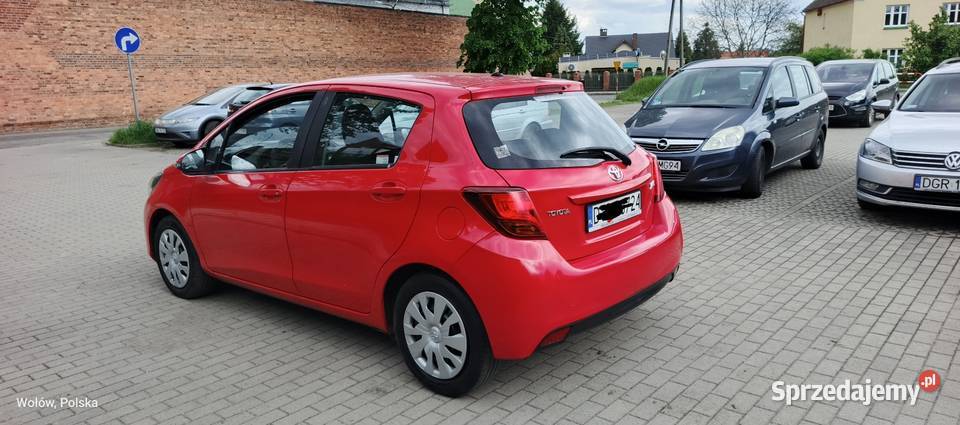 Toyota Yaris 2016r 10 Lpg dolnośląskie Wołów sprzedam