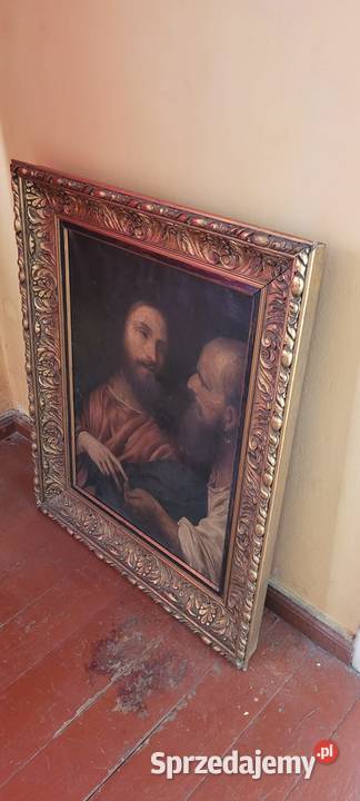 Grosz czynszowy obraz olejny Leszno