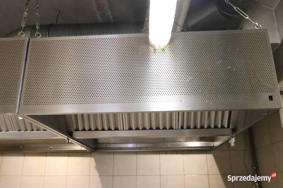 Duży okap gastronomiczny dwuczęściowy śląskie Pszczyna