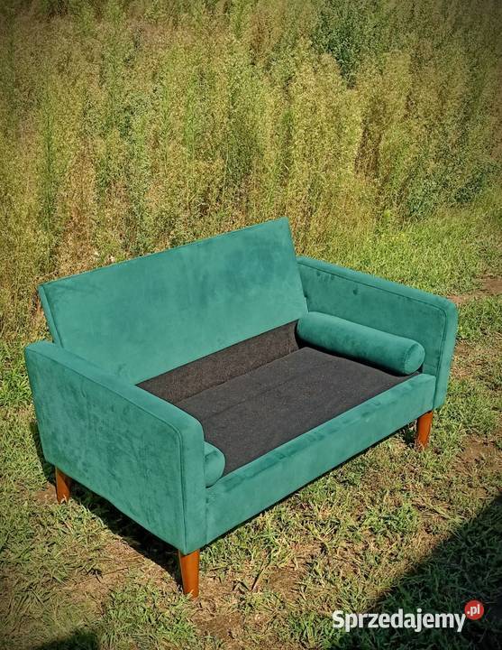 Sofa 2 osobowa butelkowa zieleń 120