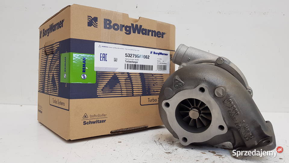 Nowa turbosprężarka BorgWarner Oryginal Reman mazowieckie Siedlce sprzedam