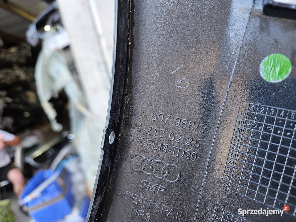 AUDI A1 HOKEJ OSŁONA NADKOLA PRAWA TYŁ PRAWY Międzychód sprzedam