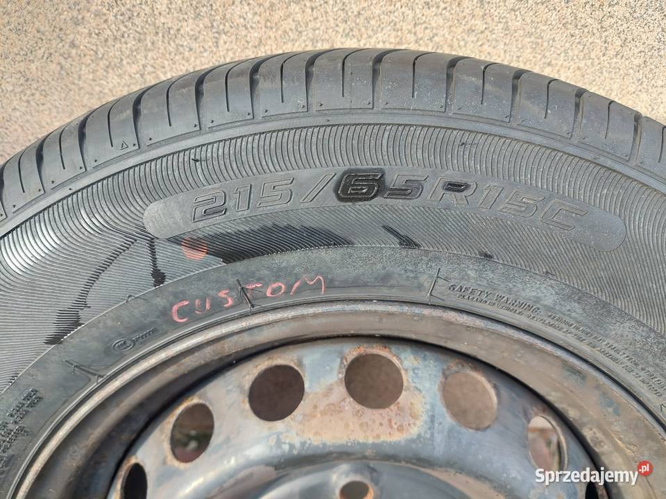 Koła Ford Custom transit felgi stalowe opony Samochodowe Opony i felgi Oborniki
