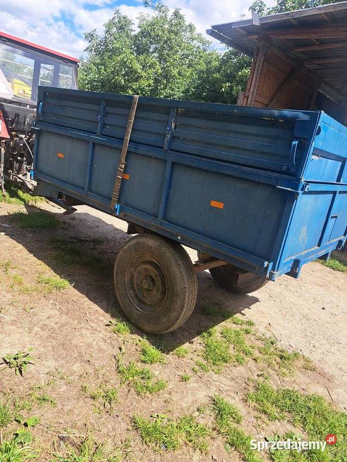 Przyczepa Wywrotka Jednoosiowa Kiper3 Stronny nieuszkodzony małopolskie sprzedam