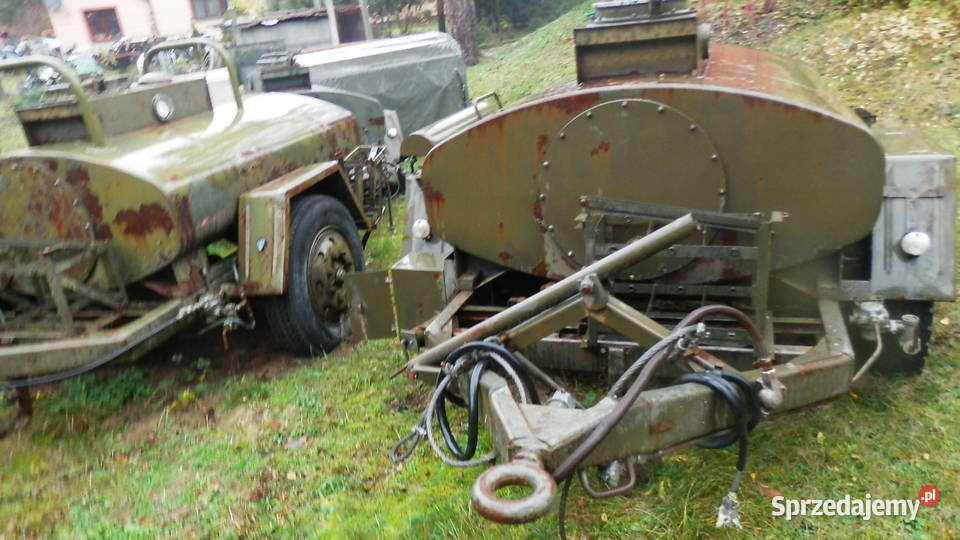 przyczepa wojskowa 1 osiowa skrzyniowa cysterna mazowieckie Warszawa sprzedam