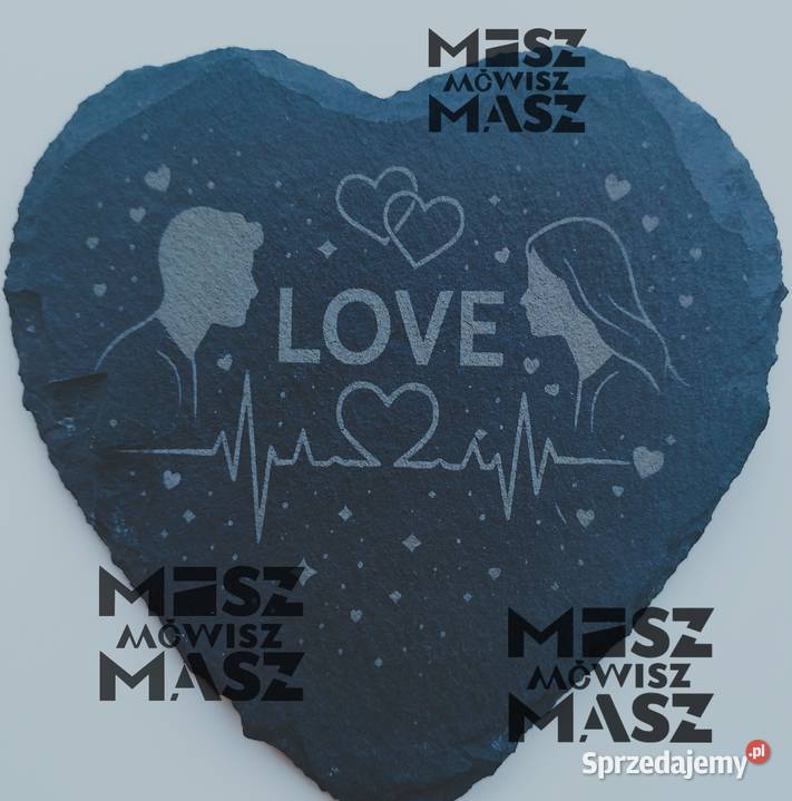 Kamień z napisem LOVE dekoracyjny kocham miłość wielkopolskie Racot sprzedam