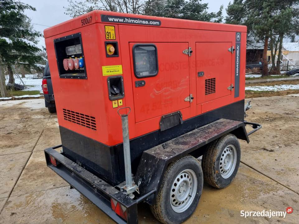 AGREGAT PRĄDOTWÓRCZY HIMOINSA 50 kVA 2015r 6800h Kraków