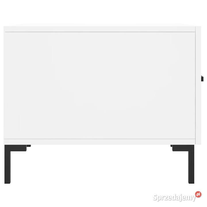 Stoliki kawowe 2 białe 50x50x40 WM829397