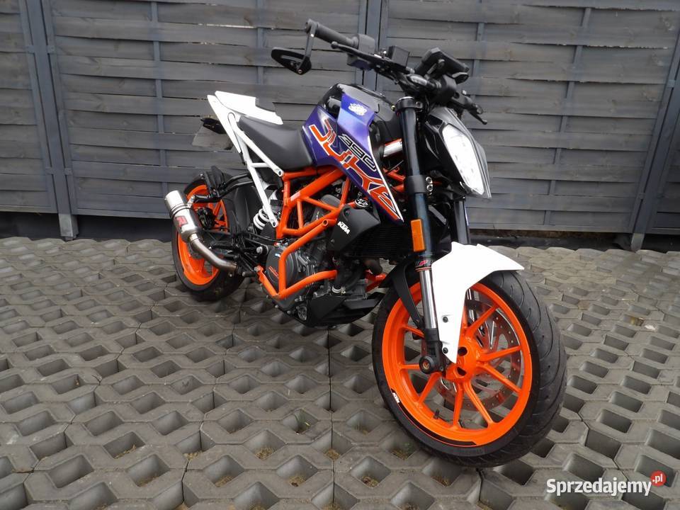 KTM Duke 390 A2 34kW ABS dodatki transport RATY sprzedam