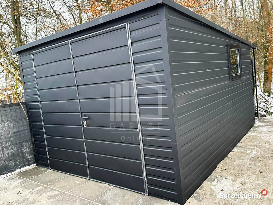 Garaż Blaszany 3x5 wiata 05x3 Rynny dach Spad w Nowy Sącz