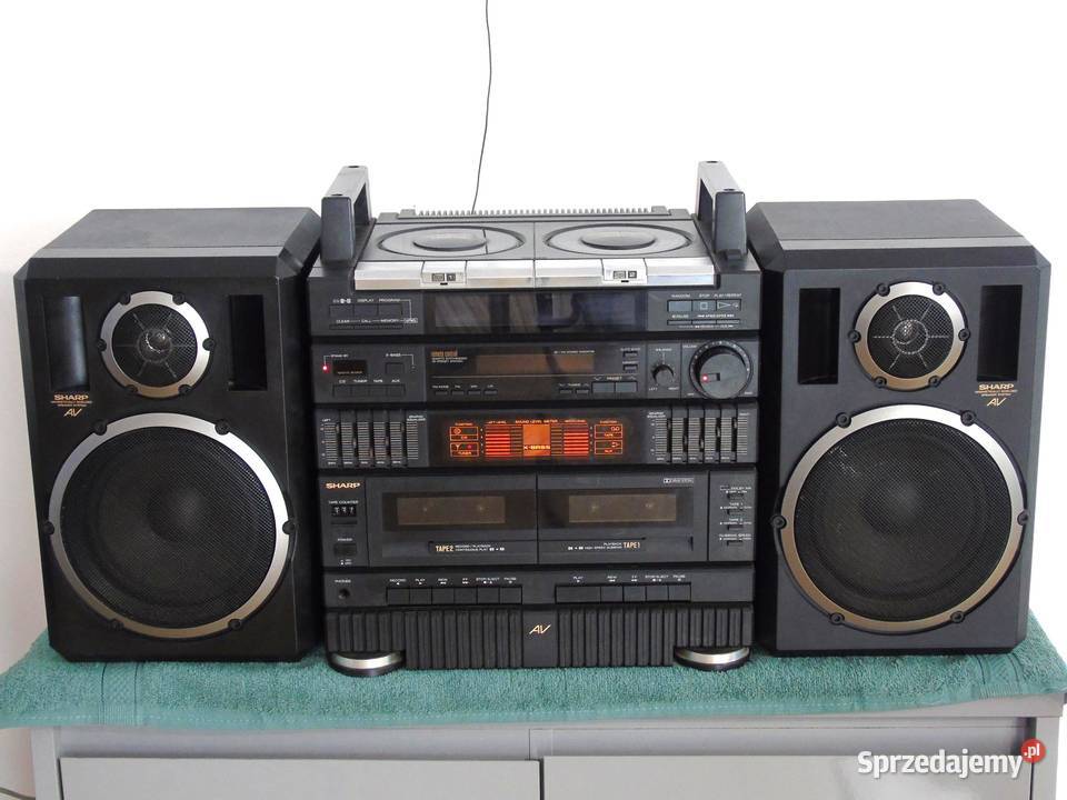 Wieża Sharp CDX200AV świetny dźwięk Vintage Jasło