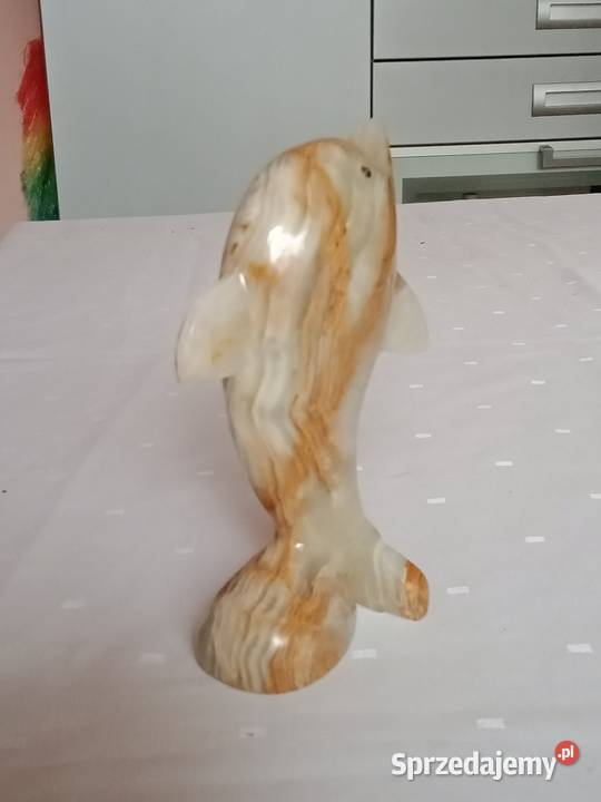 Figurka Delfin z onyxu Łódź sprzedam
