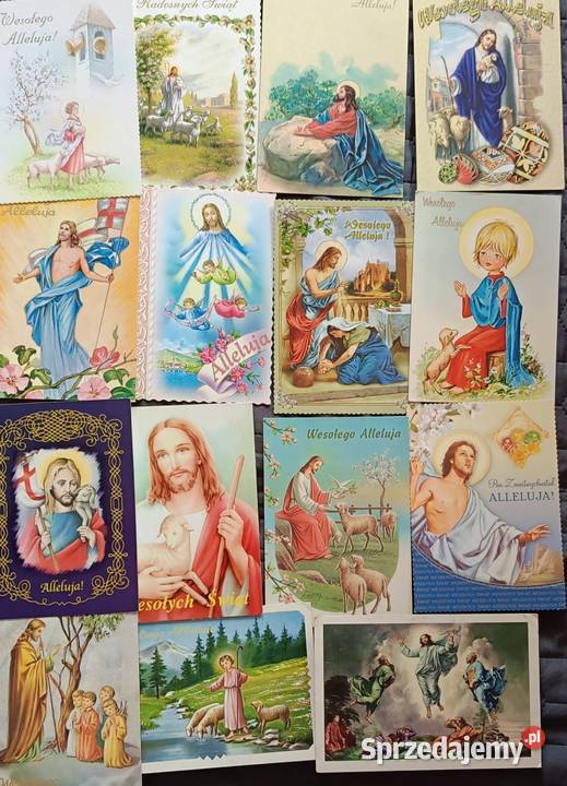 MEGA KOLEKCJA pocztówek Wielkanocnych śląskie sprzedam