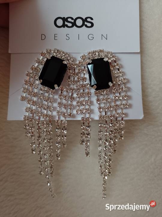 ASOS Długie Bogato zdobione kolczyki wieczorowe Kraków