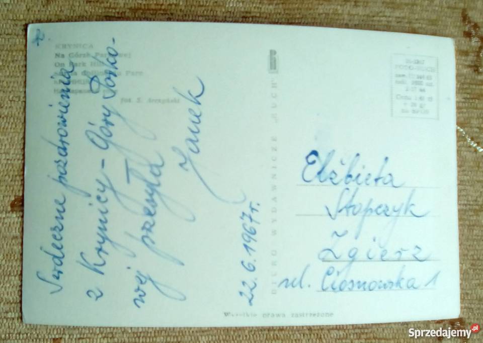 TARAS NA GÓRZE PARKOWEJ W KRYNICY FOT ARCZYŃSKI sprzedam