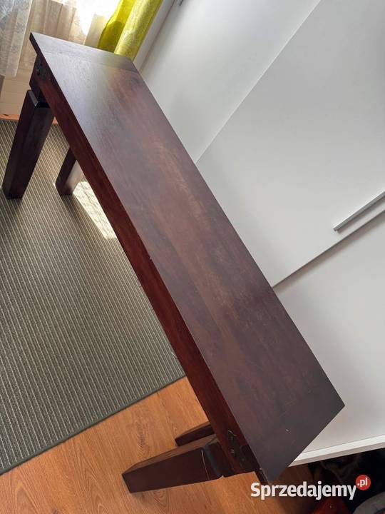 Ława stół dębowy z litego drewna 150x40 Kielce